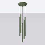 Hanglamp PASTELO 5P olijfgroen