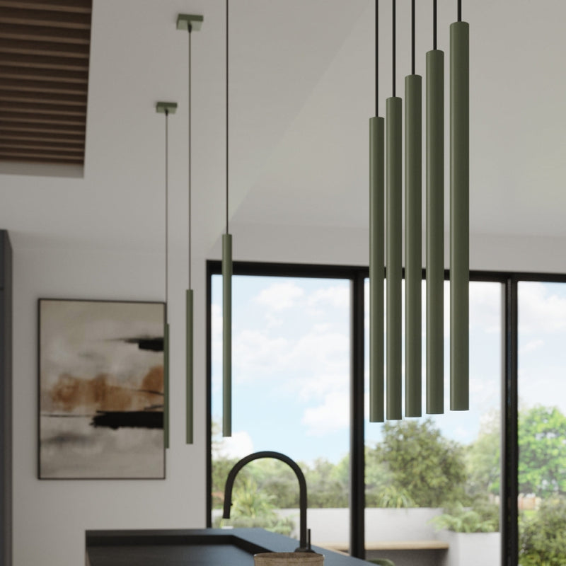 Wandlamp PASTELO 2 olijfgroen