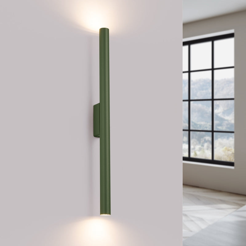Wandlamp PASTELO 2 olijfgroen