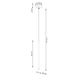 Hanglamp PASTELO 1 rood oker