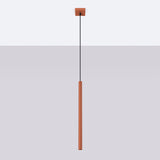 Hanglamp PASTELO 1 rood oker