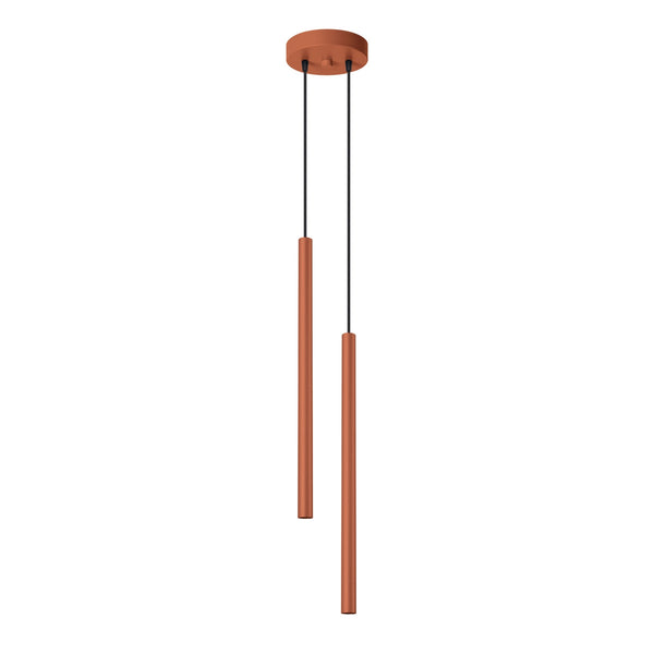 Hanglamp PASTELO 2 rood oker
