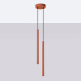 Hanglamp PASTELO 2 rood oker
