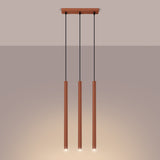 Hanglamp PASTELO 3 rood oker