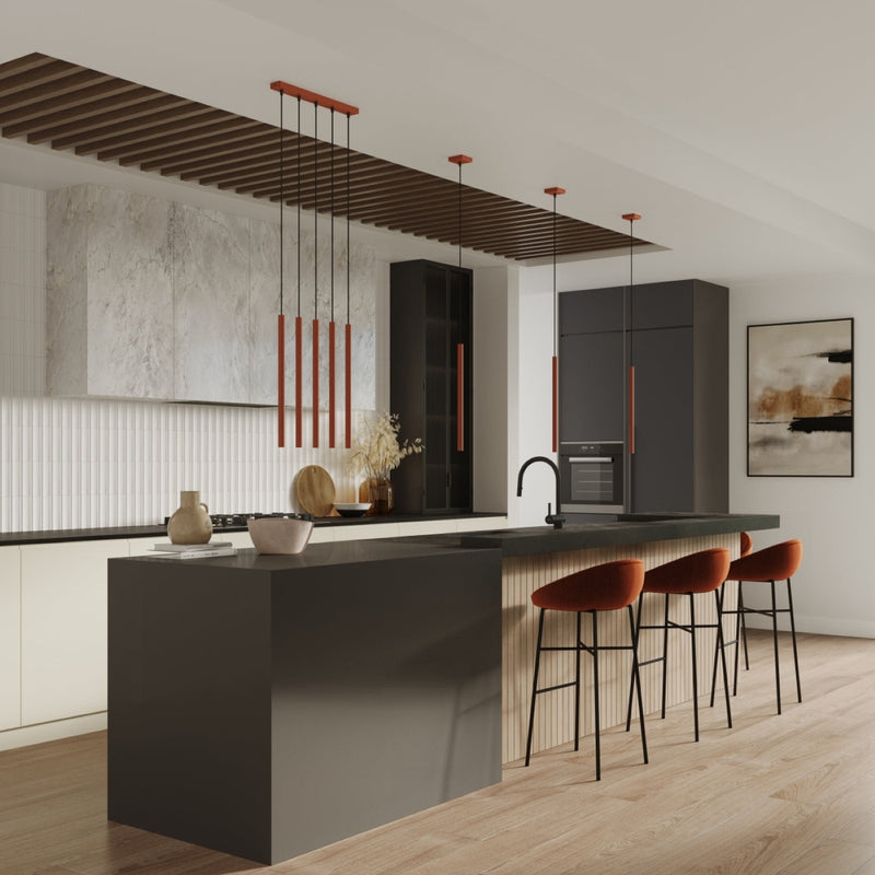 Wandlamp PASTELO 2 rood oker