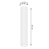 Plafondlamp KARBON 40 wit