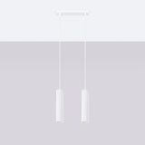 Hanglamp KARBON 2 wit