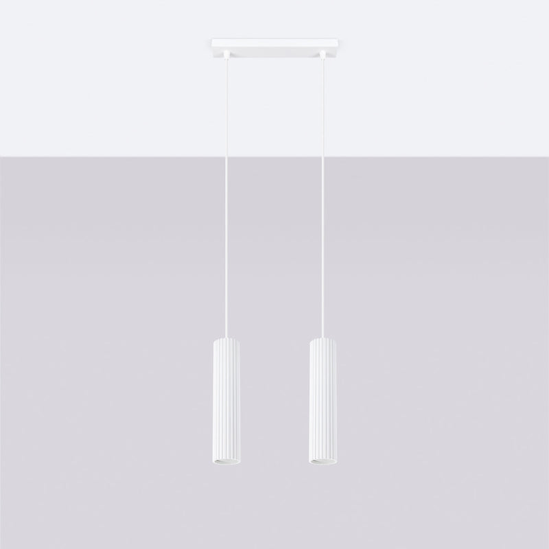 Hanglamp KARBON 2 wit