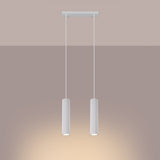 Hanglamp KARBON 2 wit