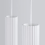 Hanglamp KARBON 2 wit