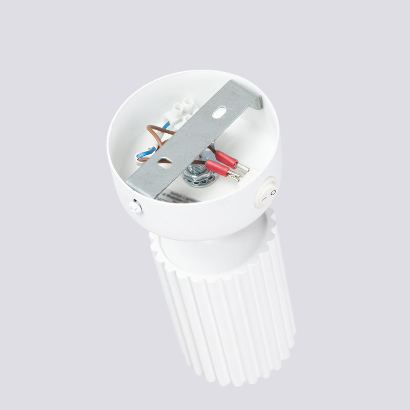 Wandlamp KARBON wit met schakelaar