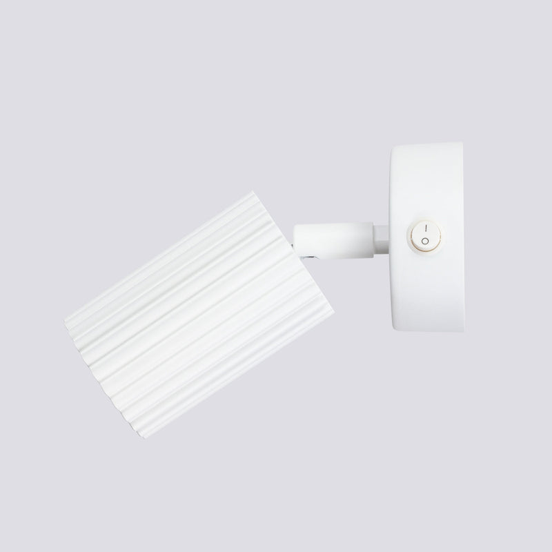Wandlamp KARBON wit met schakelaar