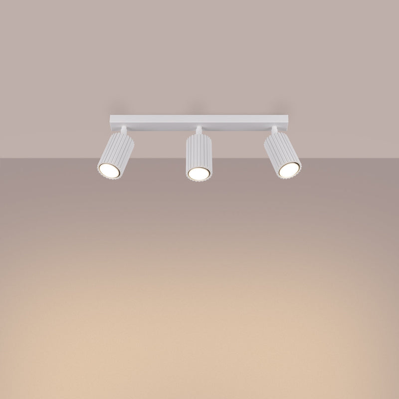 Plafondlamp KARBON 3L wit