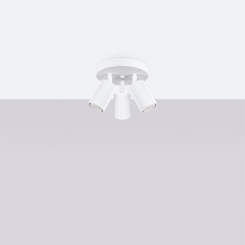 Plafondlamp KARBON 3P wit