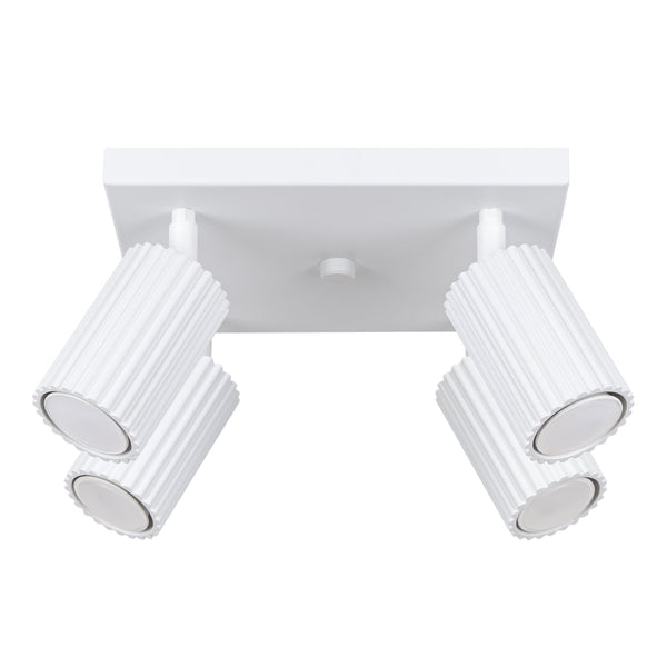 Plafondlamp KARBON 4 wit