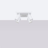 Plafondlamp KARBON 4 wit