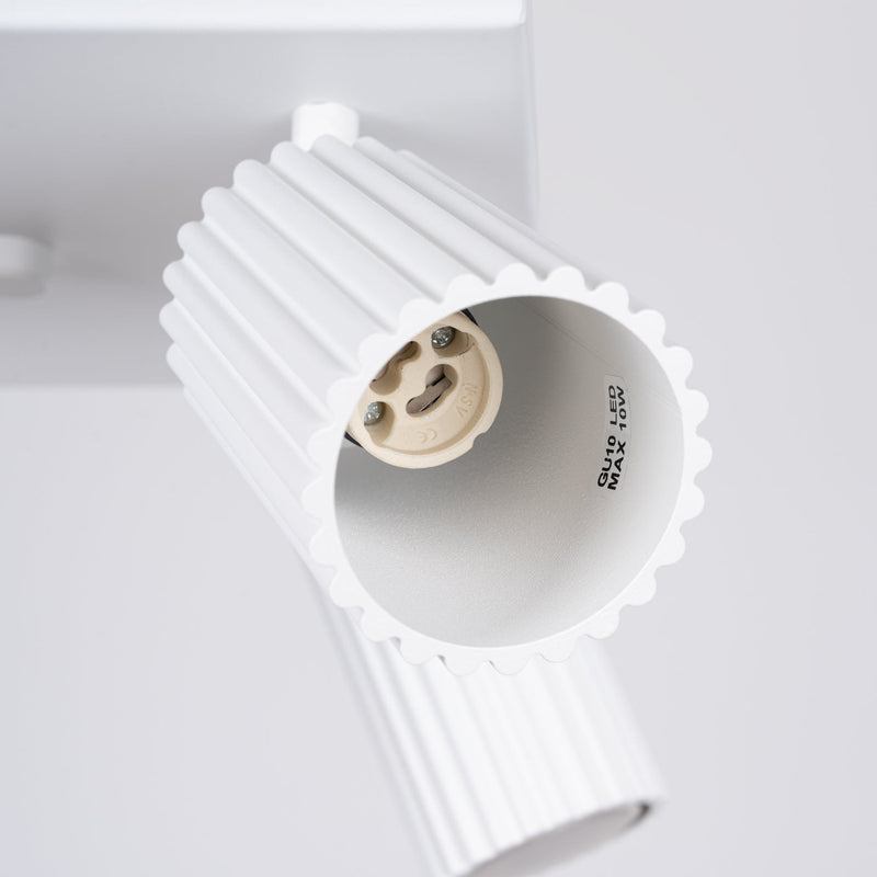 Plafondlamp KARBON 4 wit