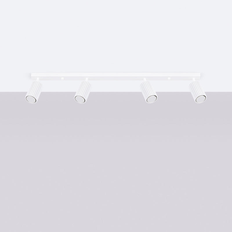 Plafondlamp KARBON 4L wit
