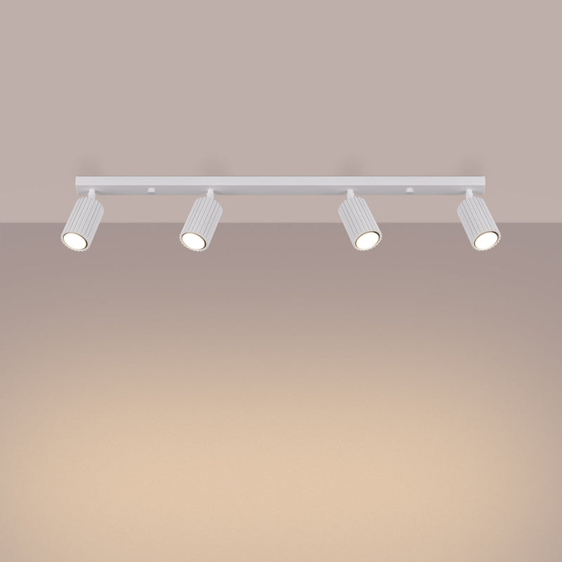 Plafondlamp KARBON 4L wit