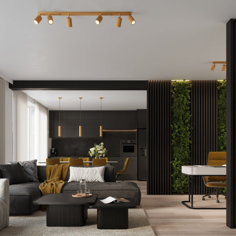 Hanglamp KARBON 2 goud