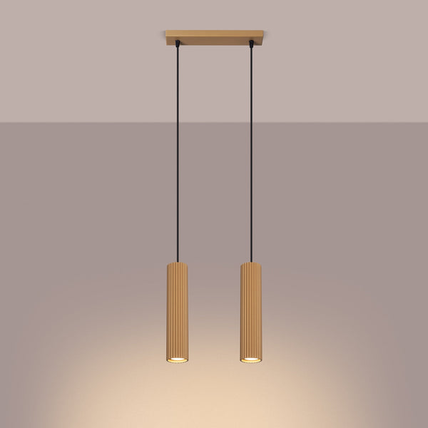 Hanglamp KARBON 2 goud