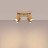 Plafondlamp KARBON 4 goud