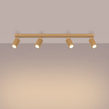 Plafondlamp KARBON 4L goud