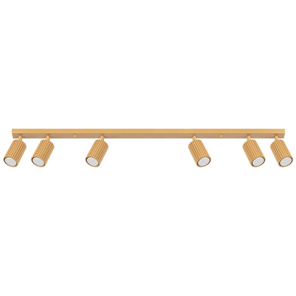 Plafondlamp KARBON 6L goud
