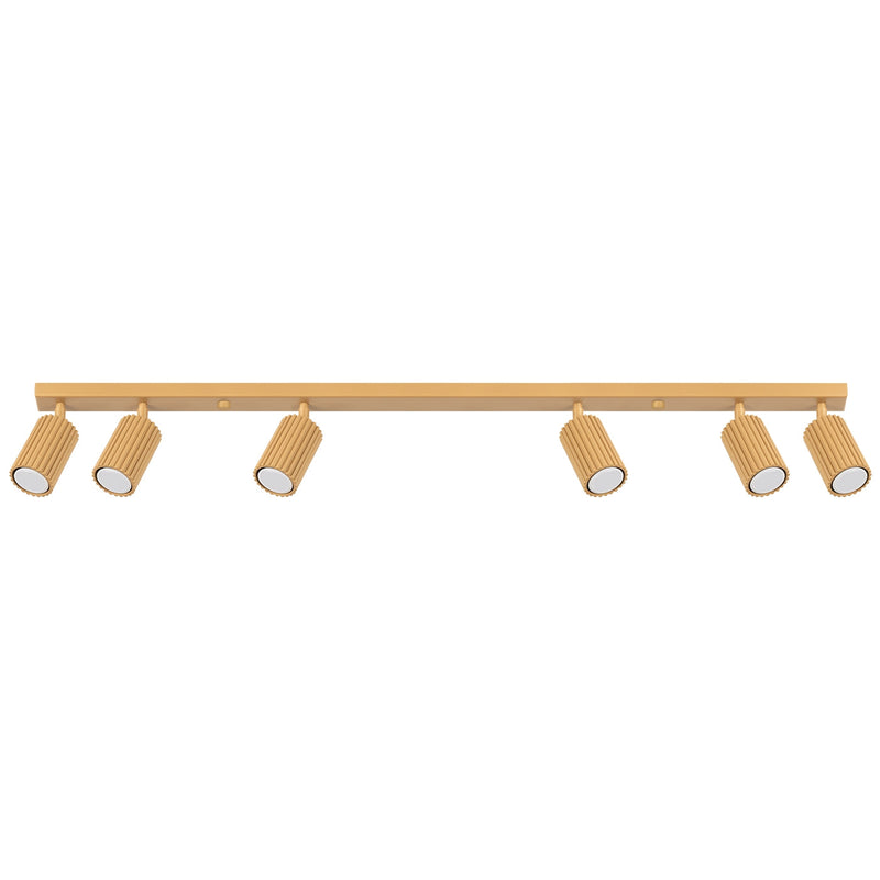 Plafondlamp KARBON 6L goud