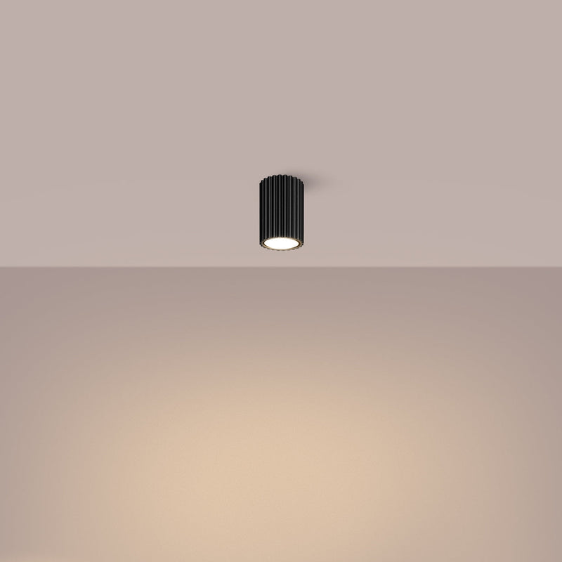Plafondlamp KARBON 10 zwart
