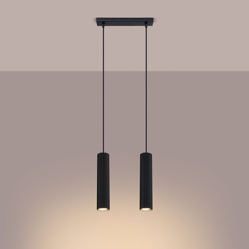 Hanglamp KARBON 2 zwart