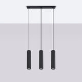 Hanglamp KARBON 3L zwart