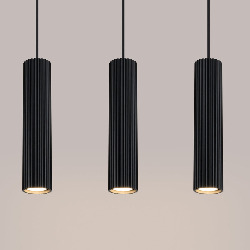 Hanglamp KARBON 3L zwart