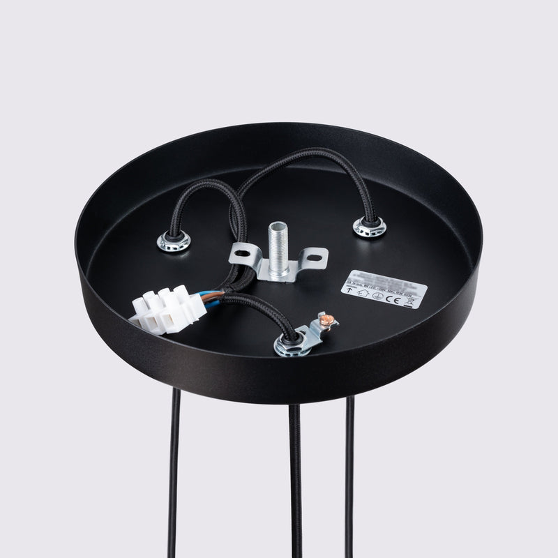 Hanglamp KARBON 3P zwart