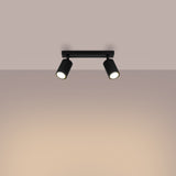 Plafondlamp KARBON 2 zwart