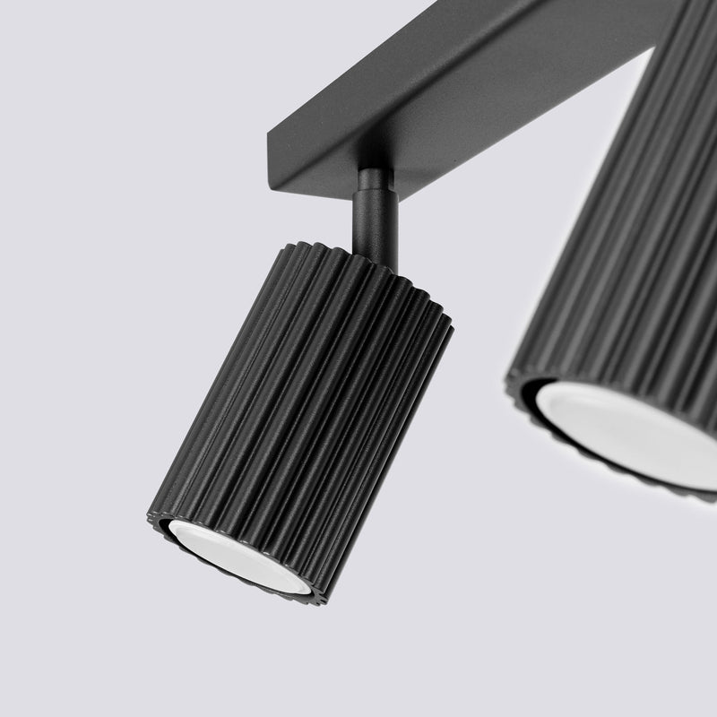 Plafondlamp KARBON 2 zwart