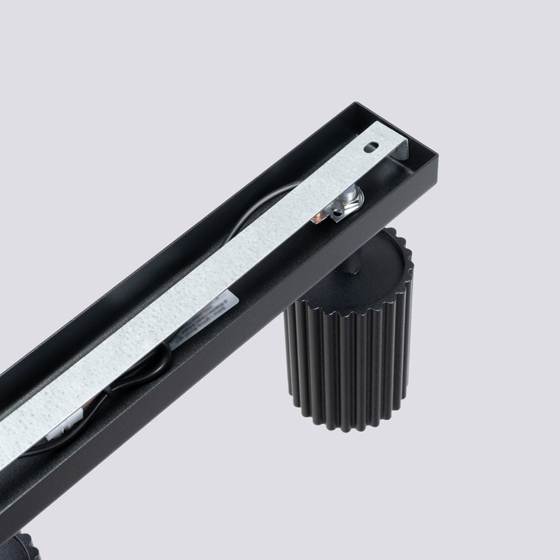 Plafondlamp KARBON 3L zwart