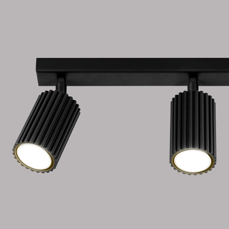 Plafondlamp KARBON 3L zwart
