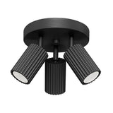Plafondlamp KARBON 3P zwart