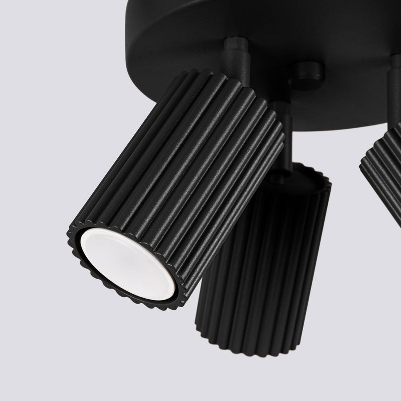 Plafondlamp KARBON 3P zwart