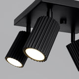 Plafondlamp KARBON 4 zwart