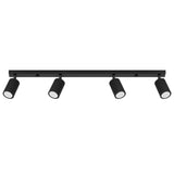 Plafondlamp KARBON 4L zwart