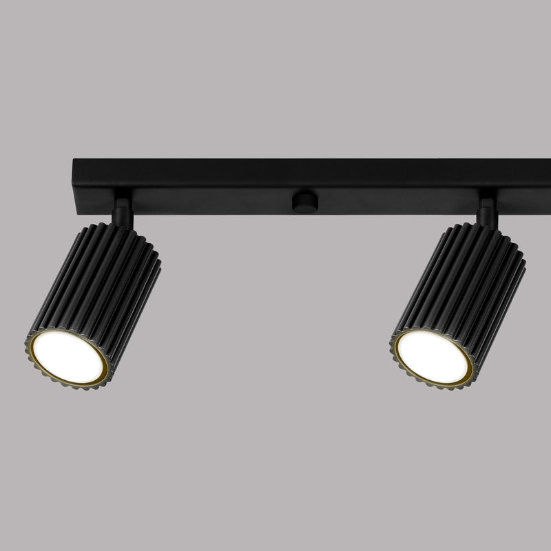 Plafondlamp KARBON 4L zwart
