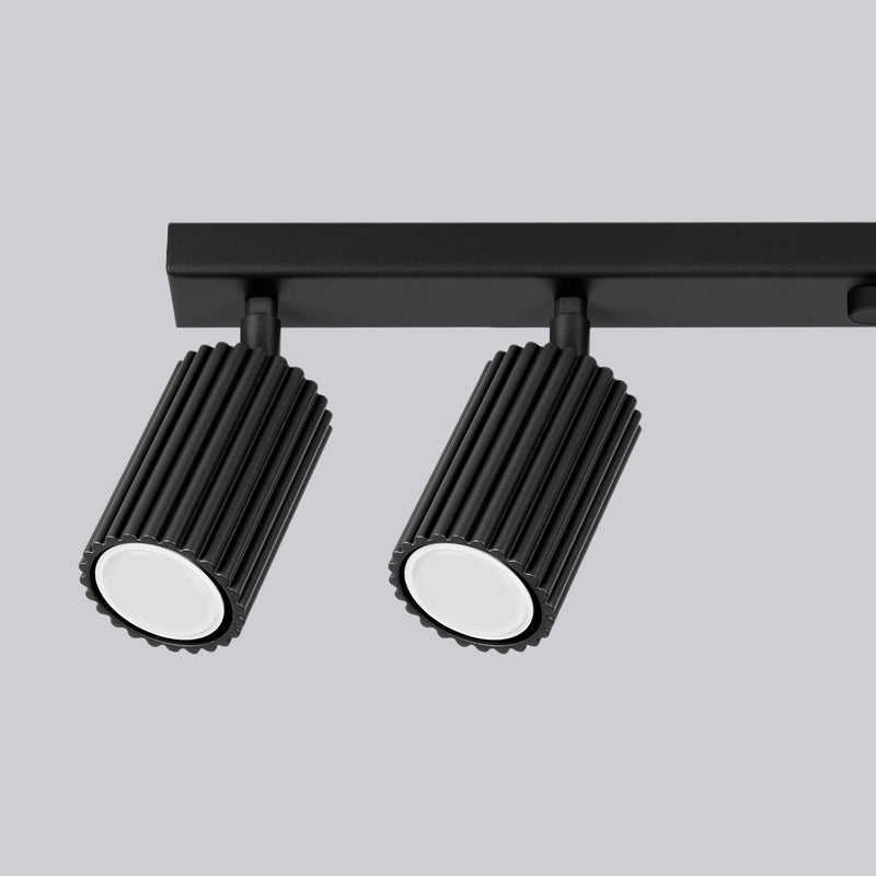 Plafondlamp KARBON 6L zwart