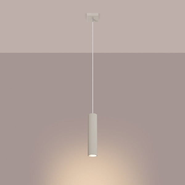 Hanglamp KARBON 1 beige
