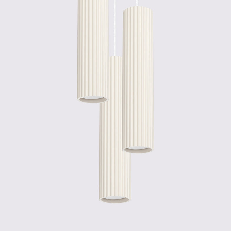 Hanglamp KARBON 3P beige