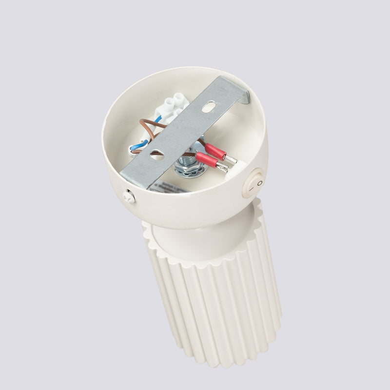 Wandlamp KARBON beige met schakelaar