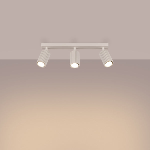 Plafondlamp KARBON 3L beige
