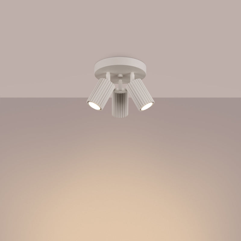 Plafondlamp KARBON 3P beige