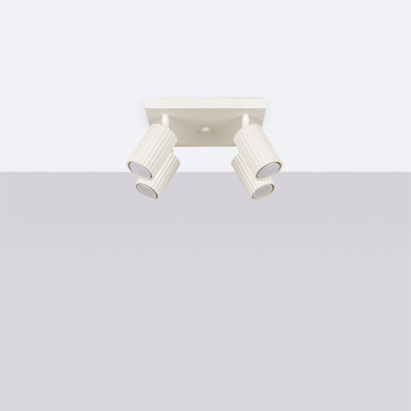 Plafondlamp KARBON 4 beige